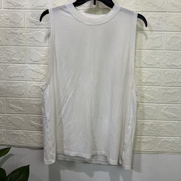 lululemon athletica Tops - Lululemon All Yours Tank NWT Sizes 10 12 White Pima Cotton Vitasea Top